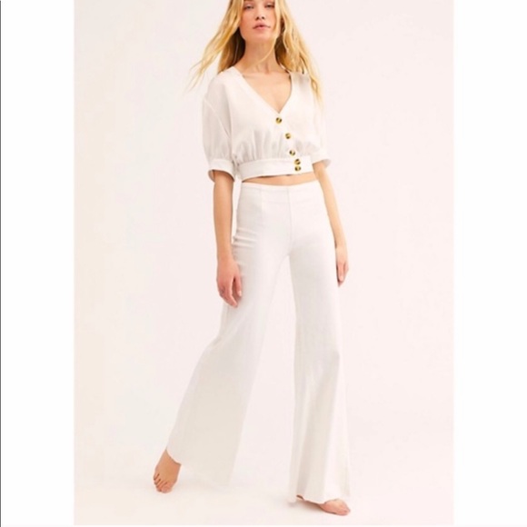 Free People Pants - Free People We The Free White Flare Jeans